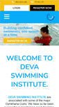 Mobile Screenshot of devaswimminginstitute.com